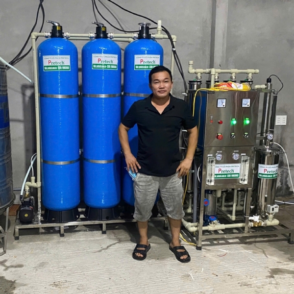 Hệ thống lọc nước RO tinh khiết công nghiệp 1000lit/h
