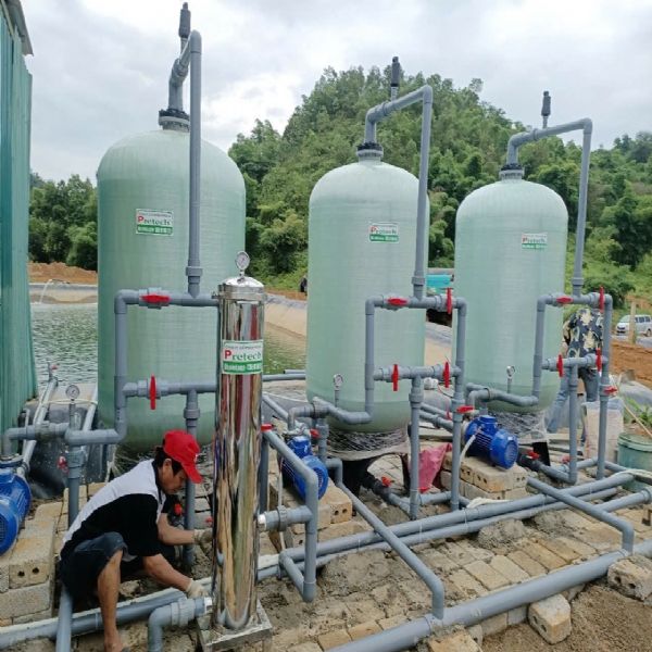 Hệ thống lọc nước sinh hoạt 25 m³/h tại Thanh Hóa